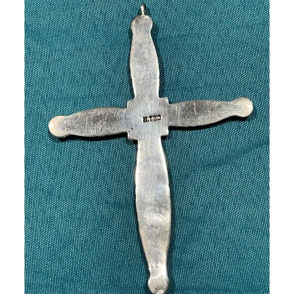 Vintage Nellie Tso Silver Cross - Picture 2 of 4